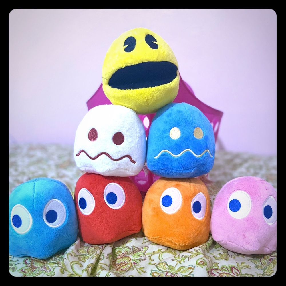 Pac Man plushies